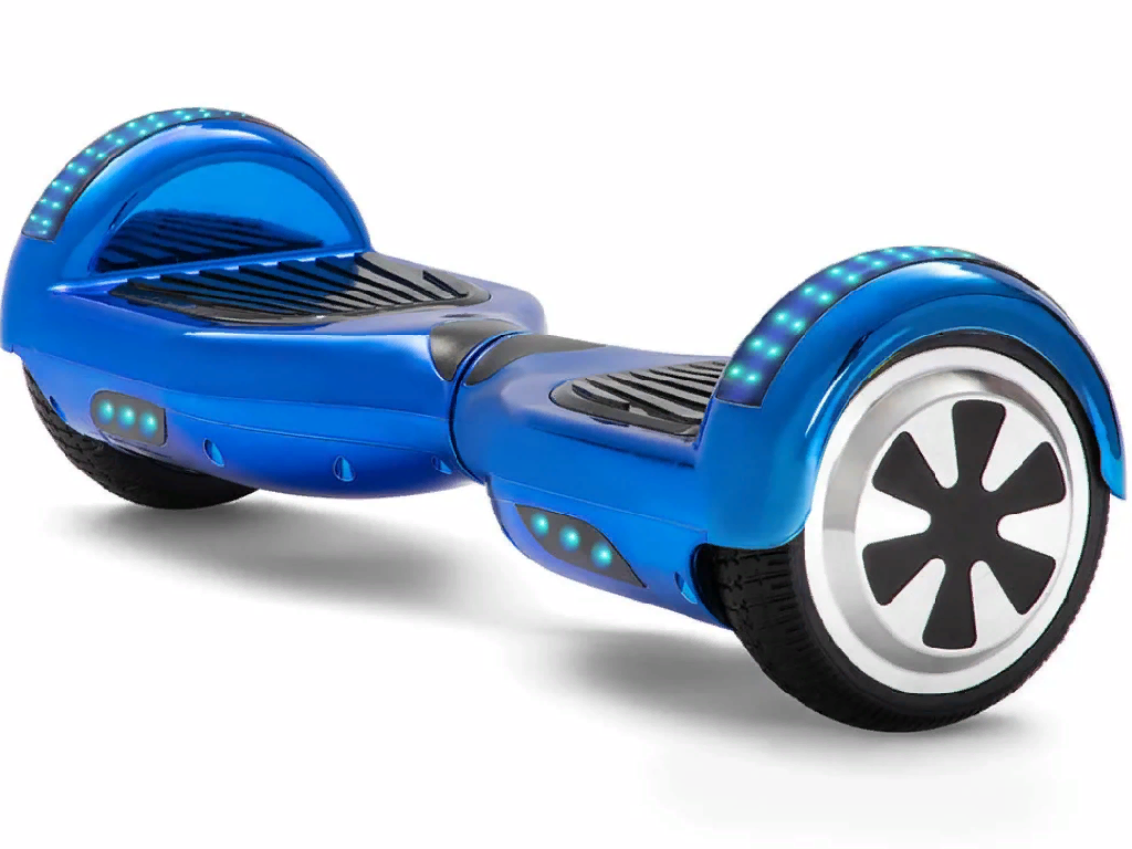 Hoverboard Gaoke Times 6.5", Blue, Max Load 100Kg, Max Speed 10km/h,  Distance 15-20km, battery 44000mAh
